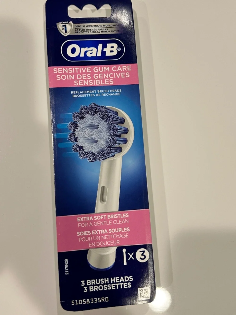 6 Brand New Oral-B Sensitive Gum Care Electric Toothbrush Replacement Brush Head